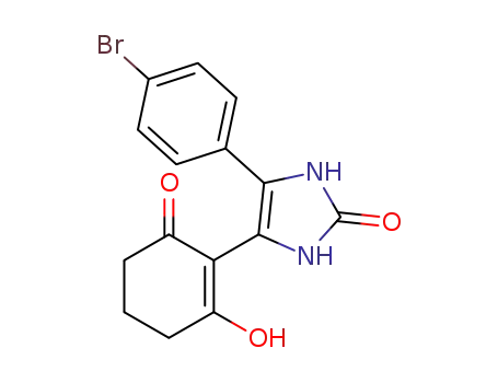 4-(4-bromophenyl)-5-(2-hydroxy-6-oxocyclohex-1-enyl)-1H-imidazol-2-one
