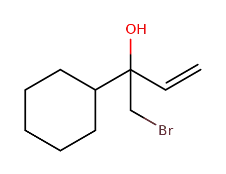 1-bromo-2-cyclohexyl-3-buten-2-ol