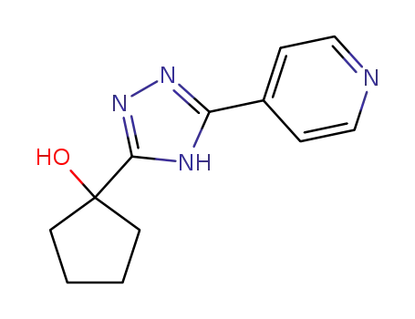 1-(5-(pyridin-4-yl)-4H-1,2,4-triazol-3-yl)cyclopentanol