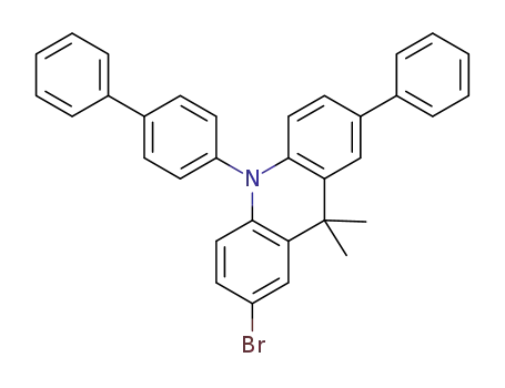 10-(biphenyl-4-yl)-2-bromo-9,9-dimethyl-7-phenylacridan