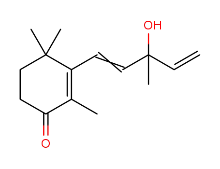 Molecular Structure of 67777-14-4 (2-Cyclohexen-1-one,
3-(3-hydroxy-3-methyl-1,4-pentadienyl)-2,4,4-trimethyl-)
