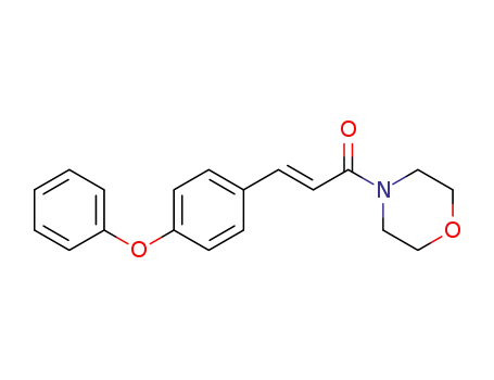 (E)-1-morpholino-3-(4-phenoxyphenyl)prop-2-en-1-one