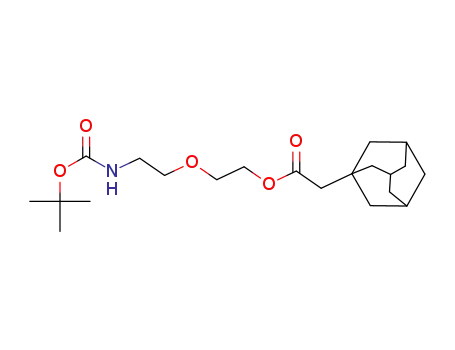 2-(2-((tert-butoxycarbonyl)amino)ethoxy)ethyl 2-(adamantan-1-yl)acetate