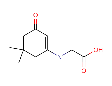 2-((5,5-dimethyl-3-oxocyclohex-1-en-1-yl)amino)acetic acid
