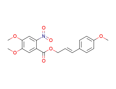 4-methoxycinnamyl 4,5-dimethoxy-2-nitrobenzoate