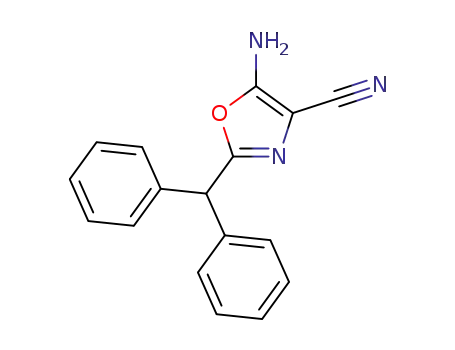 5-amino-2-benzhydryl-4-cyano-1,3-oxazole