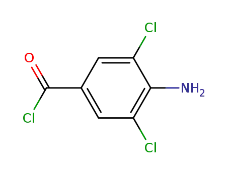 Molecular Structure of 58991-40-5 (4-AMino-3,5-dichlorobenzoyl chloride)