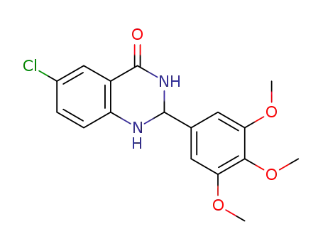 6-chloro-2-(3,4,5-trimethoxyphenyl)-2,3-dihydroquinazolin-4(1H)-one