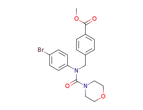 methyl 4-((N-(4-bromophenyl)morpholine-4-carboxamido)methyl)benzoate