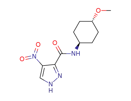 N-((1r,4r)-4-methoxycyclohexyl)-4-nitro-1H-pyrazole-3-carboxamide