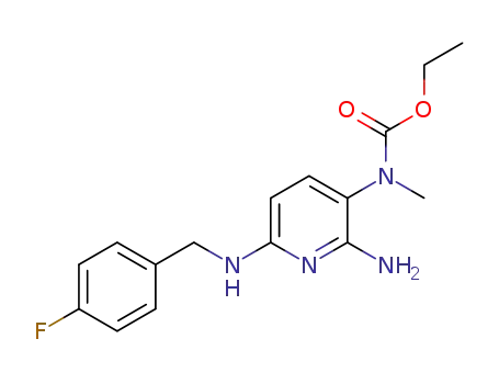 ethyl [2-amino-6-(4-fluorobenzylamino)pyridine-3-yl](methyl)carbamate