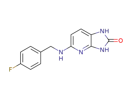 5-(4-fluorobenzylamino)-1,3-dihydro-2H-imidazo[4,5-b]pyridine-2-one