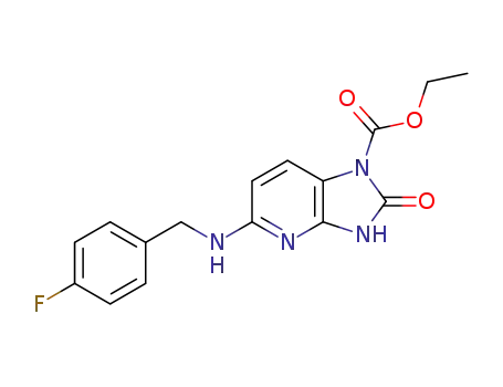 ethyl 5-(4-fluorobenzylamino)-2-oxo-2,3-dihydro-1H-imidazo[4,5-b]pyridine-1-carboxylate