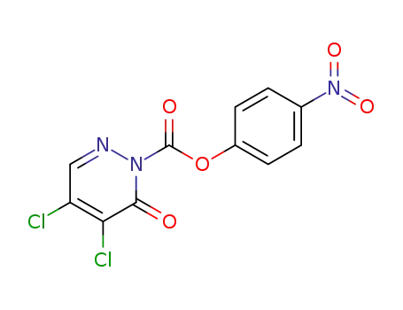 4-nitrophenyl 4,5-dichloro-6-oxopyridazine-1(6H)-carboxylate