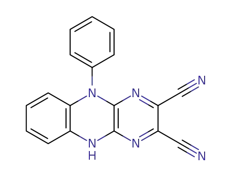 5-phenyl-5,10-dihydropyrazino-[2,3-b]quinoxaline-2,3-dicarbonitrile