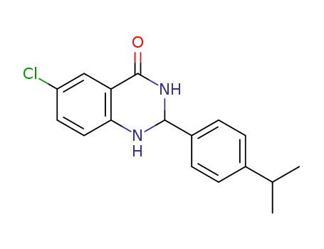 6-chloro-2-(4-isopropylphenyl)-2,3-dihydroquinazolin-4(1H)-one