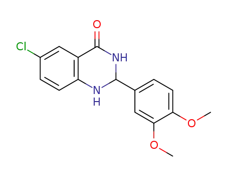 6-chloro-2-(3,4-dimethoxyphenyl)-2,3-dihydroquinazolin-4(1H)-one
