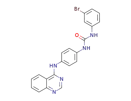 N-(3-bromophenyl)-N'-[4-((quinazolin-4-yl)amino)phenyl]urea