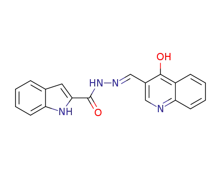 (E)-N-[(4-hydroxyquinolin-3-yl)methylene]-1H-indole-2-carbohydrazide