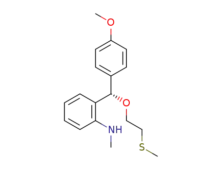 (S)-2-((4-methoxyphenyl)(2-(methylthio)ethoxy)methyl)-N-methylaniline