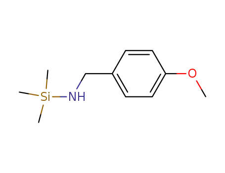 Molecular Structure of 54965-03-6 (N-(4-methoxybenzyl)-1,1,1-trimethylsilanamine)
