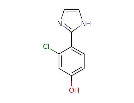 3-chloro-4-(1H-imidazol-2-yl)phenol