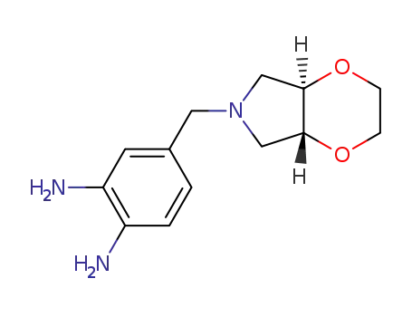 4-(((4aR,7aR)-tetrahydro-2H-[1,4]dioxino[2,3-c]pyrrol-6(3H)-yl)methyl)benzene-1,2-diamine