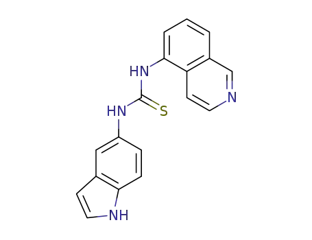 1-(1H-indol-5-yl)-3-(isoquinolin-5-yl)thiourea