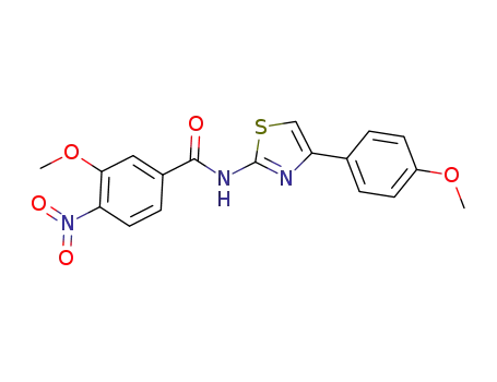 3-methoxy-N-(4-(4-methoxyphenyl)thiazol-2-yl)-4-nitrobenzamide