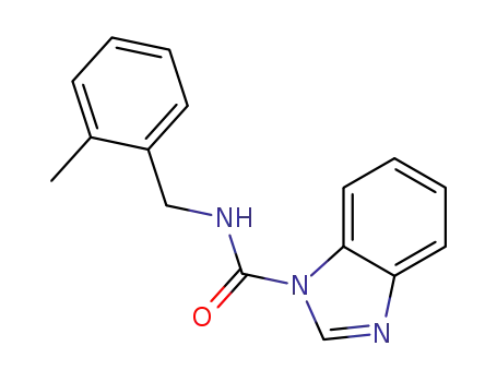 N-(o-tolylmethyl)benzimidazole-1-carboxamide