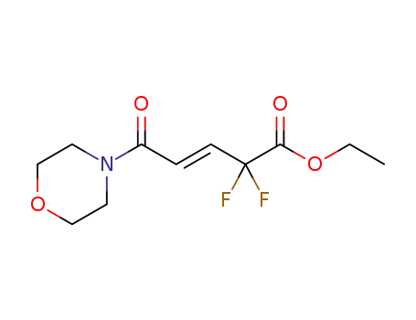 ethyl (E)-2,2-difluoro-5-morpholino-5-oxopent-3-enoate