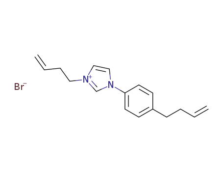 1-[4-(3-buten-1-yl)phenyl]-3-(3-buten-1-yl)imidazolium bromide