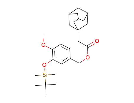 3-[tert-butyl(dimethyl)silyloxy]-4-methoxybenzyl adamantan-1-ylacetate