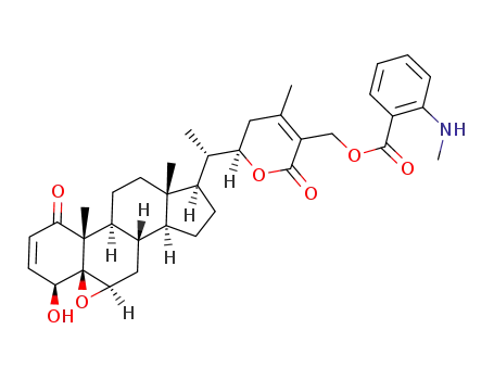 27-O-(o-N-methylaminobenzyl)withaferin A
