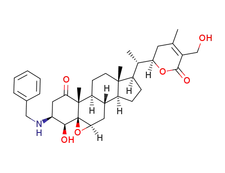 2,3-dihydro-3β-(N-benzylamin)withaferin A