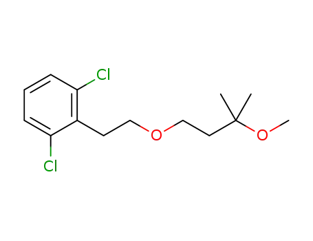 1,3-dichloro-2-(2-(3-methoxy-3-methylbutoxy)ethyl)benzene