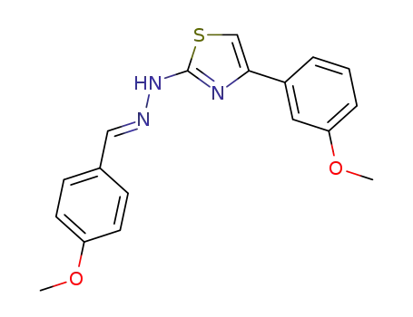 (E)-2-(2-(4-methoxybenzylidene)hydrazinyl)-4-(3-methoxyphenyl)thiazole