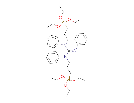 1,2,3-triphenyl-1,3-bis(3-(triethoxysilyl)propyl)guanidine