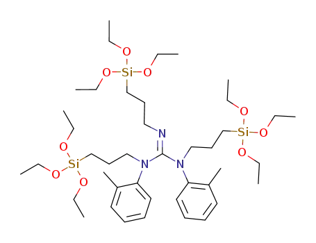 1,3-bis(2-methylphenyl)-1,2,3-tris(3-(triethoxysilyl)propyl)guanidine