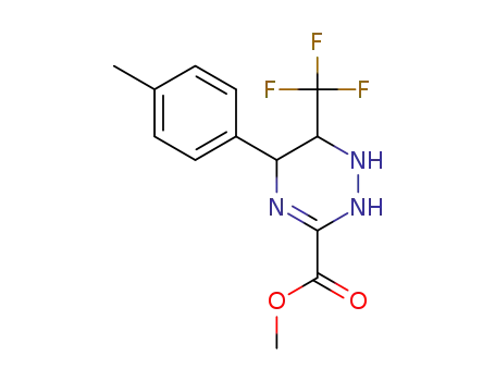 5-(p-methylphenyl)-6-trifluoromethyl-1,2,5,6-tetrahydro-1,2,4-triazine-3-carboxylic acid methyl ester
