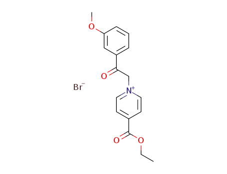 4-(ethoxycarbonyl)-1-[2-(3-methoxyphenyl)-2-oxoethyl]pyridinium bromide