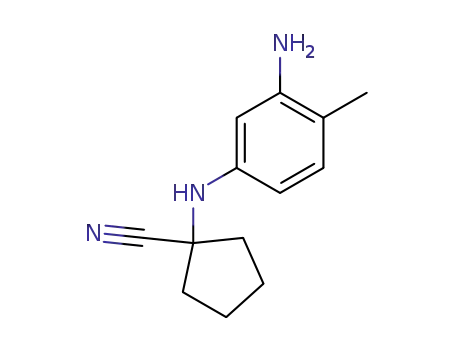 1-(3-amino-4-methyl-anilino)-cyclopentanecarbonitrile