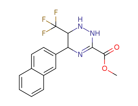 5-(2-naphthyl)-6-trifluoromethyl-1,2,5,6-tetrahydro-1,2,4-triazine-3-carboxylic acid methyl ester