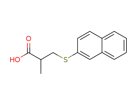 3-((naphthalen-2-yl)thio)-2-methylpropanoic acid