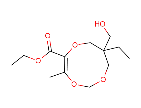 ethyl (Z)-8-ethyl-8-(hydroxymethyl)-4-methyl-1,3,6-trioxacyclonon-4-ene-5-carboxylate