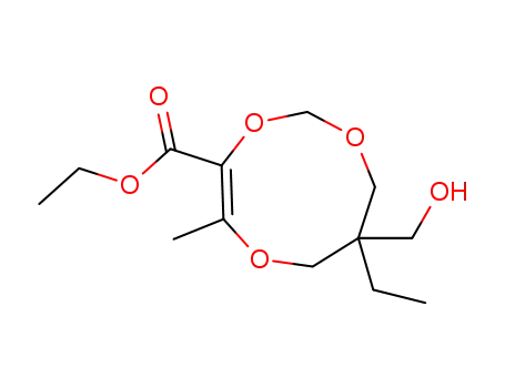 ethyl (Z)-8-ethyl-8-(hydroxymethyl)-5-methyl-1,3,6-trioxacyclonan-4-ene-4-carboxylate