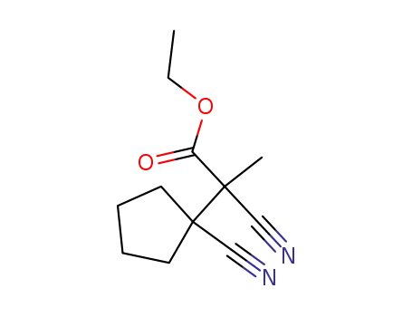 ethyl-α-<1-(cyano)-1-cyclopentyl>-α-cyanopropionate