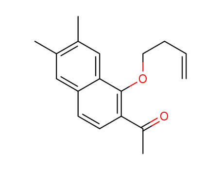 1-(1-(but-3-en-1-yloxy)-6,7-dimethylnaphthalen-2-yl)ethan-1-one