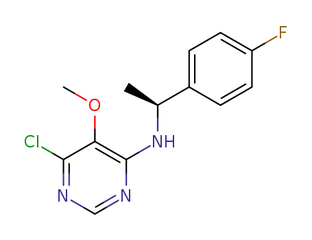 (S)-6-chloro-N-(1-(4-fluorophenyl)ethyl)-5-methoxypyrimidin-4-amine