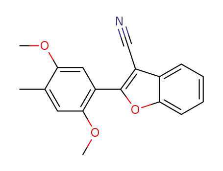 2-(2,5-dimethoxy-4-methylphenyl)benzofuran-3-carbonitrile